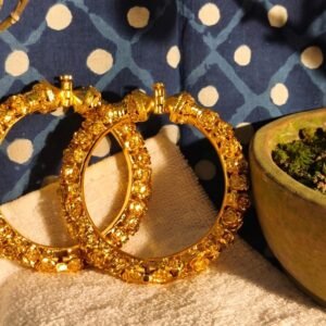 Zenvy Creation Premium 24Kt Gold-Plated Golap Bala