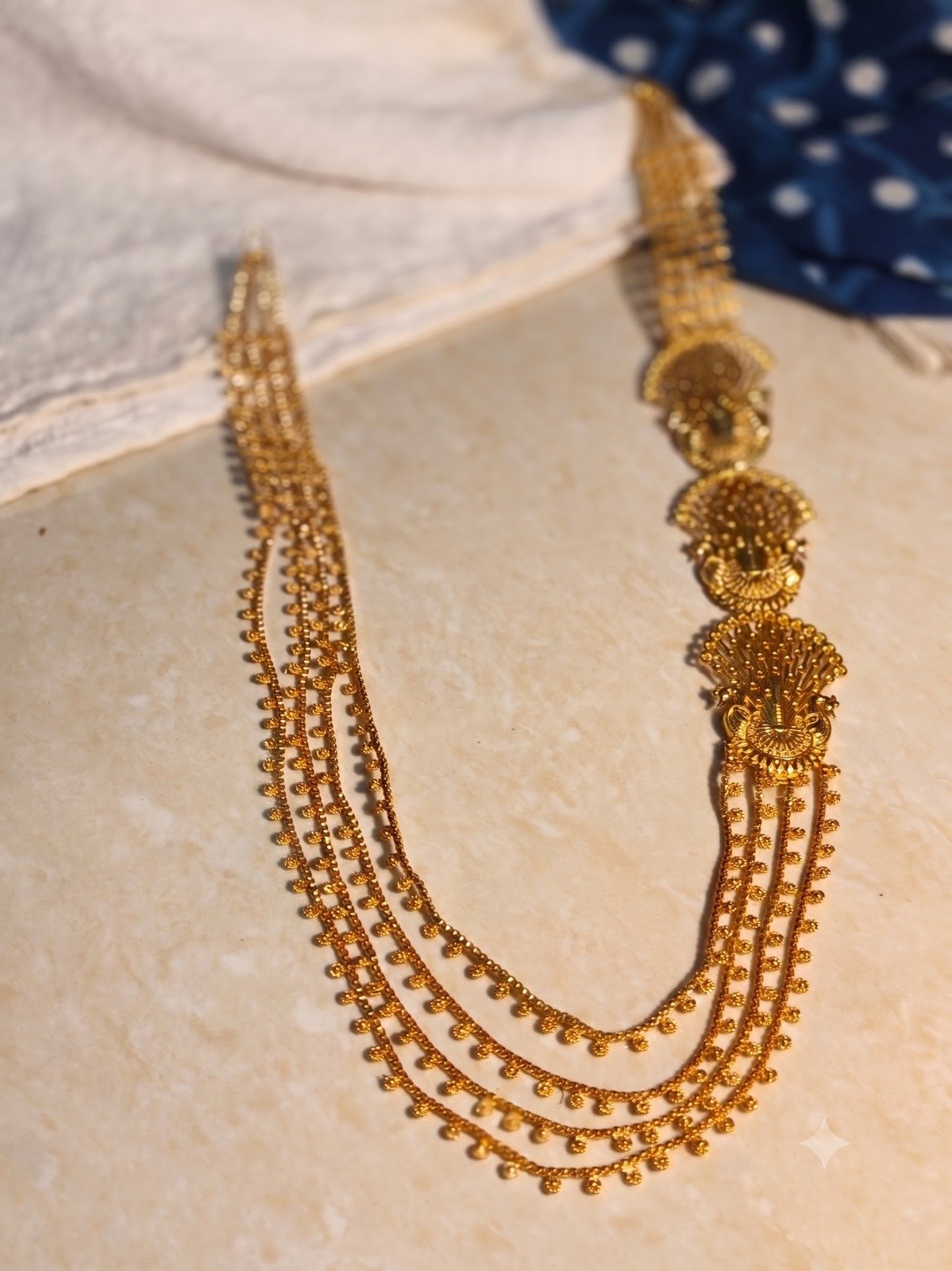 Zenvy Creation Premium 24Kt Gold Plated Mayuri Lahori - Image 2