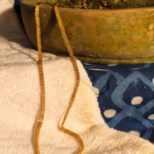Zenvy Creation Premium 24Kt Gold Plated Rope Chain for Men