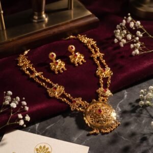 Zenvy Creation Premium 24Kt Gold Plated Sabeki Sitahar