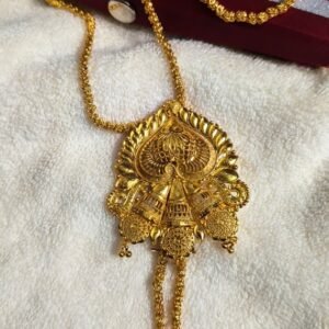 Elegant Gold-Plated Tie Chain for Women
