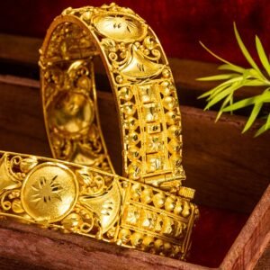 Zenvy Creation Premium 24KT Gold-Plated Designer Chur