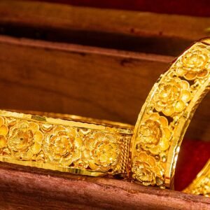 Zenvy Creation Premium 24KT Gold-Plated Golap Design Chur