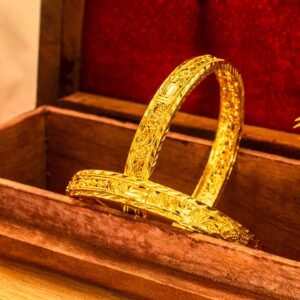 Zenvy Creation Premium 24KT Gold-Plated Designer Bangles