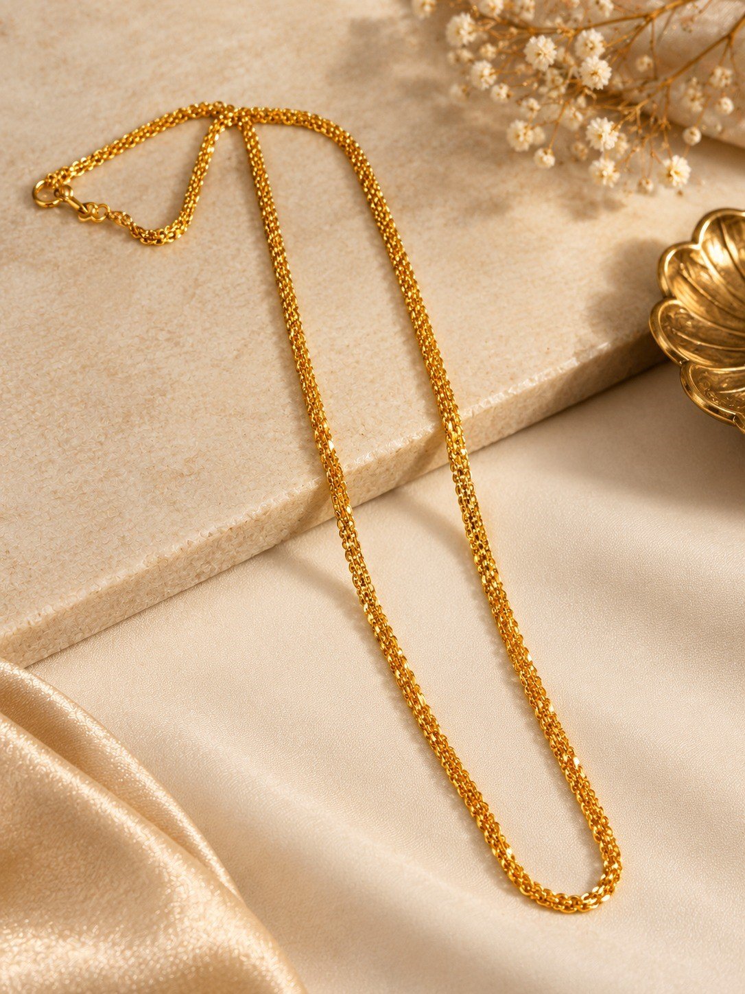 Zenvy Creations Premium 24Kt Gold-Plated Urvashi Chain