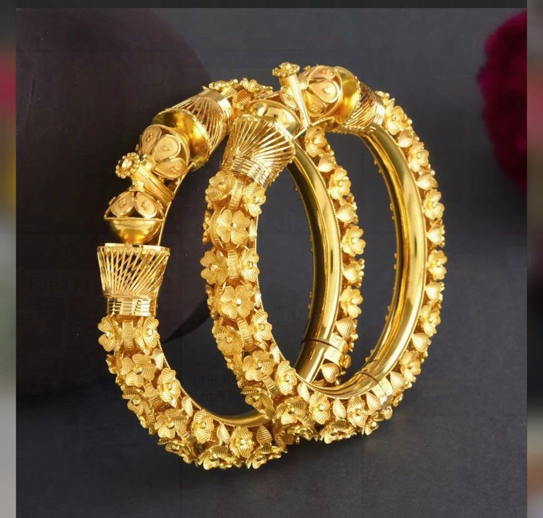 Zenvy Creation Premium 24Kt Gold-Plated Golap Bala