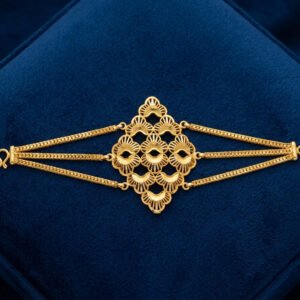 Zenvy Creation Premium 24K Gold Plated Barfi Mantasha