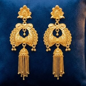 Zenvy Creation Premium 24K Gold Plated Sabeki Earrings